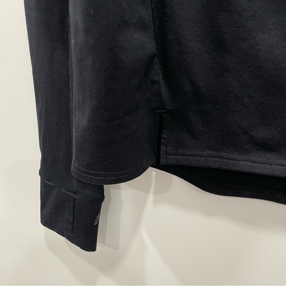 Fabletics Jolie Black Funnel Neck Pullover Sweater Training Top Lace Detail - Picture 6 of 8